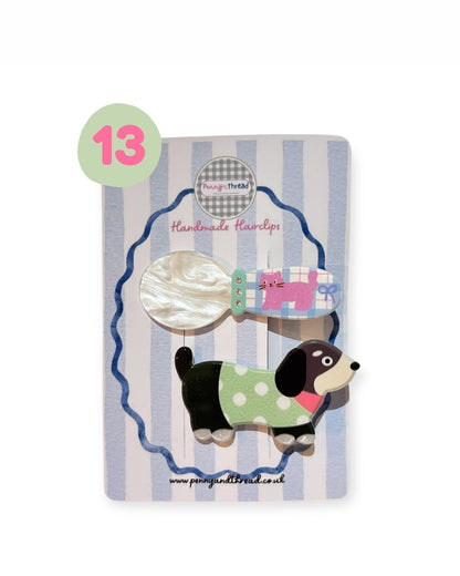 Dopamine Hair Clips – Cute Animal & Food Designs