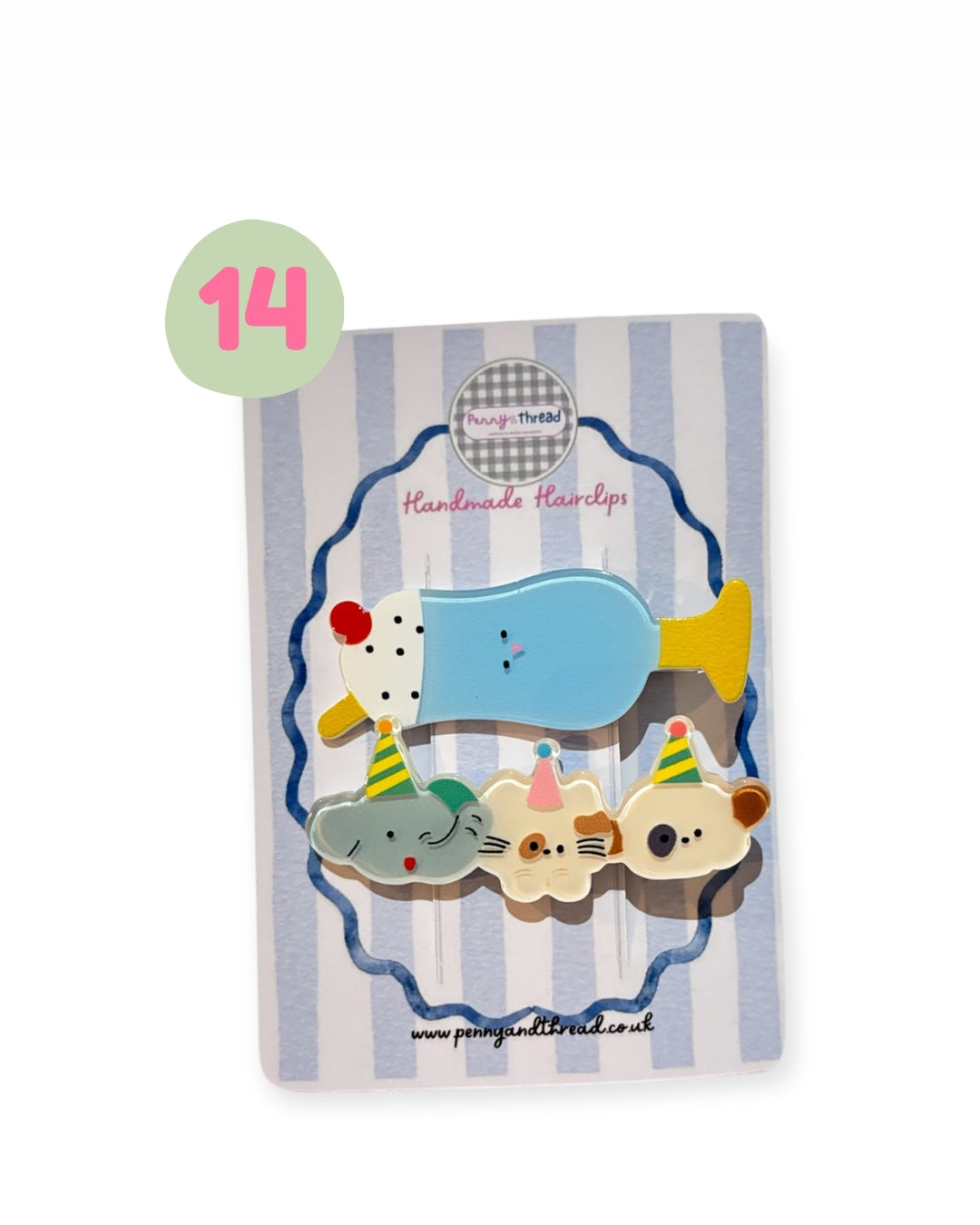 Dopamine Hair Clips – Cute Animal & Food Designs