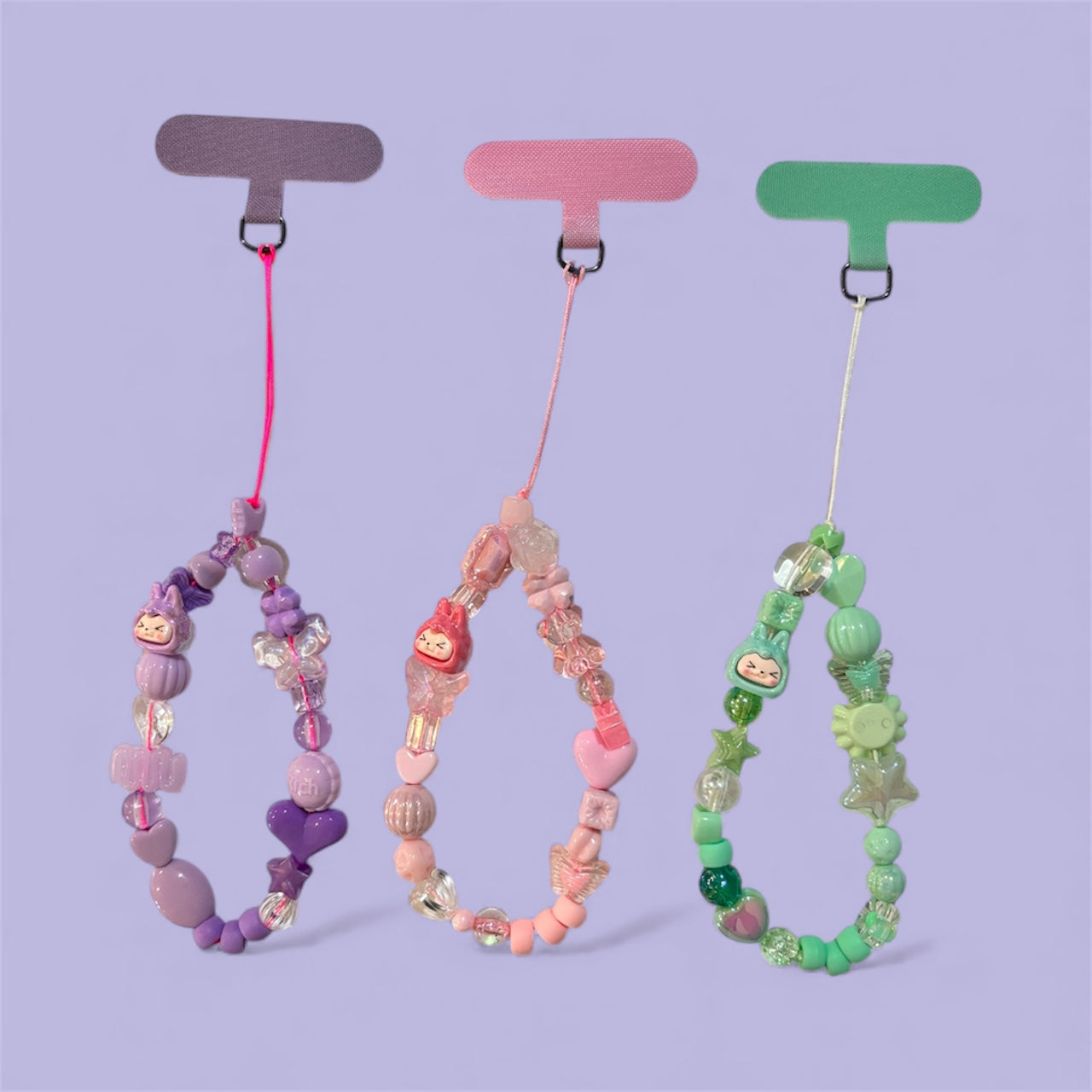 Labubu Phone Charm — One Piece Each + Free D-Ring Tab