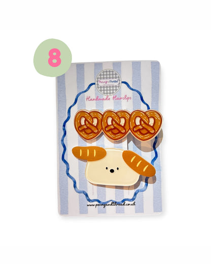 Dopamine Hair Clips – Cute Animal & Food Designs