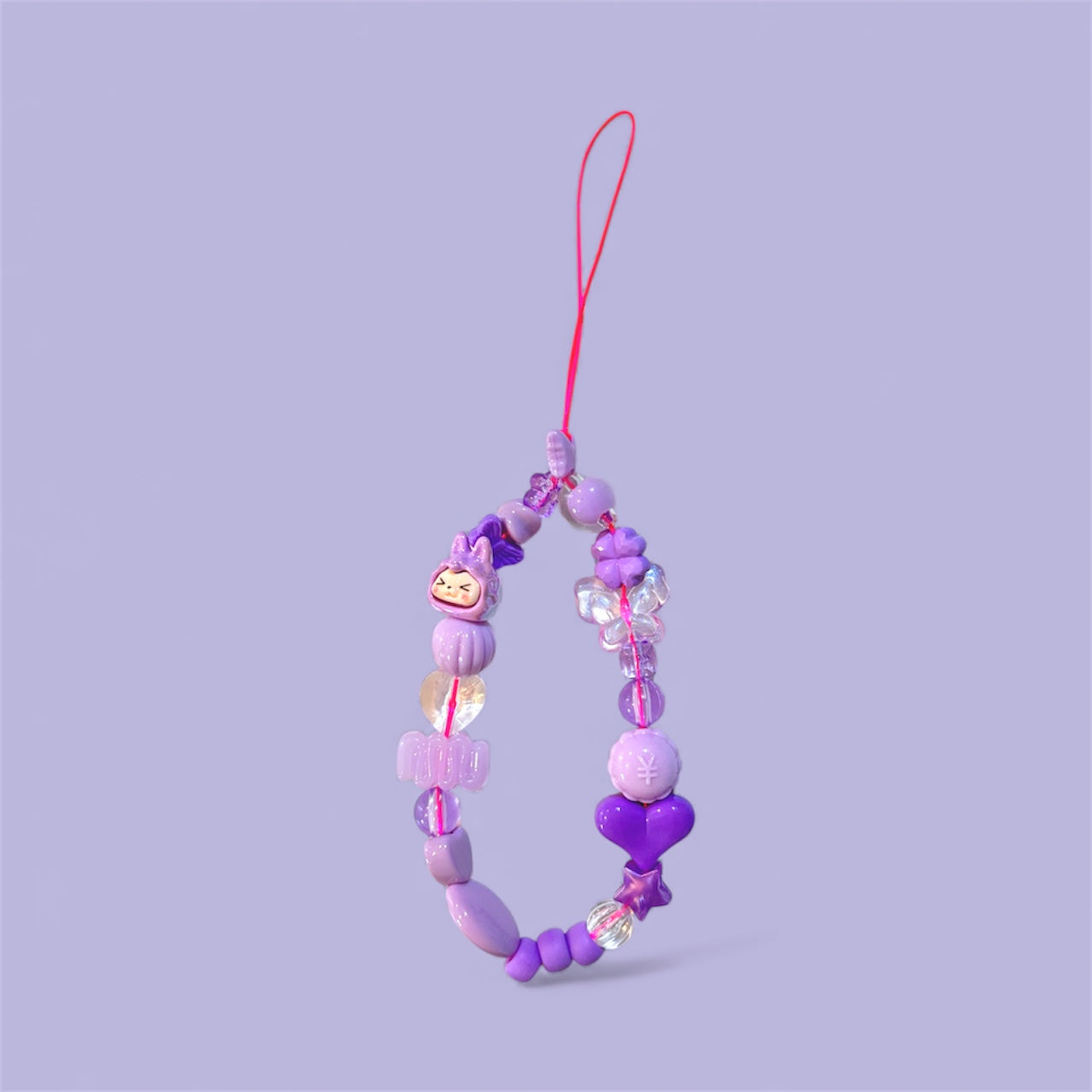Labubu Phone Charm — One Piece Each + Free D-Ring Tab